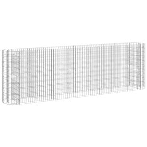 vidaXL Gabion h&oslash;ybed galvanisert jern 330x50x100 cm