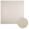 vidaXL Teppe ZIZUR kremhvit 240x240cm jute-utseende innend&oslash;rs&utend&oslash;rs