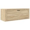 vidaXL Veggmontert skoskap sonoma eik 100x35x38 cm konstruert tre