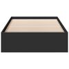vidaXL Sengeramme med skuffer betonggr&aring; 100x200 cm konstruert tre