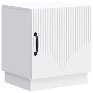 vidaXL Nattbord Hvit 43 x 34,5 x 47 cm Konstruert tre