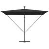 vidaXL Kantilever bananparasol Svart 294 x 200 x 254 cm