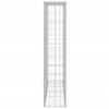 vidaXL Gabion med deksler galvanisert stål 80x20x100 cm