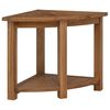 vidaXL Badebord med lagring Naturlig 45 x 45 x 46 cm Massivt Teaktre