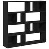 vidaXL Bokskap/romdeler svart eik 105x24x102 cm