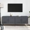 vidaXL TV-benker 2 stk antrasitt 68x39x50,5 cm stål