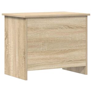 vidaXL Oppbevaringskiste Sonoma eik 60 x 40 x 50 cm Konstruert tre