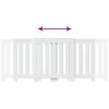 vidaXL Radiatordeksel hvit 205x21,5x83,5 cm konstruert tre