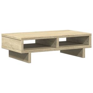 vidaXL Skjermstativ sonoma eik 50x27x15 cm konstruert tre