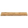 vidaXL Bordplate naturlig kant 140x40x3,8 cm grovt heltre mangotre