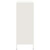 vidaXL Highboard hvit 68x39x101,5 cm stål