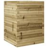 vidaXL Plantekasse 50x50x68,5 cm impregnert furu