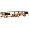 vidaXL Utend&oslash;rs sofa-sett 8 pcs Naturlig Solid akasietre