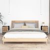 vidaXL Nattbord 2 stk svart 40x30x55,5 cm konstruert tre og jern