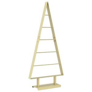vidaXL Metall juletre KUOPIO 90 cm St&aring;l Gull