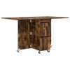 vidaXL Spisebord 2 pcs 140 x 80 x 77 cm Konstruert tre R&oslash;kt Eik
