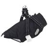 vidaXL Hund Frakk Svart L40 Fleece og polyester