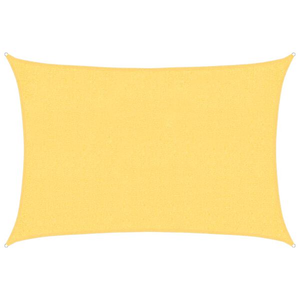 vidaXL Solseil 160 g/m² beige 2x3 m HDPE