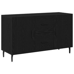 vidaXL Serviesskap Svart Eik 100 x 36 x 60 cm Konstruert tre