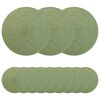 vidaXL Jute Placemets 12 stk. Olivengr&oslash;nn 100% Tossa Jute