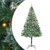 vidaXL Kunstig juletre gr&oslash;nn 180 cm PVC og st&aring;l