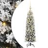vidaXL Kunstig juletre gr&oslash;nn 120 cm PVC og st&aring;l og plast