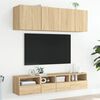 vidaXL Vegghengte TV-benker 2 stk hvit 40x30x30 cm konstruert tre