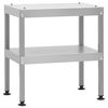 vidaXL Bord for r&oslash;ykgrill 40x28x44,5 cm galvanisert st&aring;l