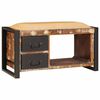 vidaXL Oppbevaringsbenk Flerfarget 80 x 35 x 40 cm