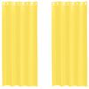 vidaXL Voilegardiner med grommets 2 stk gul