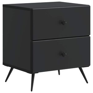 vidaXL Nattbordskap Svart 43 x 34,5 x 47,5 cm Konstruert tre