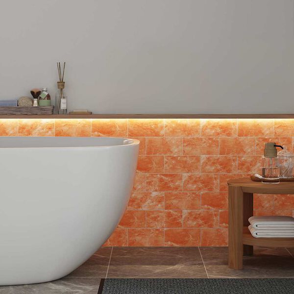 vidaXL Saltstein 10 pcs Rosa 20 x 5 x 10 cm Steinsalt