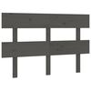 vidaXL Sengegavl gr&aring; 138x3x81 cm heltre furu