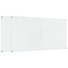 vidaXL Kj&oslash;kkenbenkplate 2 stk. Gjennomsiktig 120 x 60 cm herdet glass