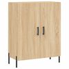 vidaXL Highboard sonoma eik 69,5x34x180 cm konstruert tre