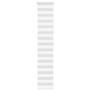 vidaXL Sebragardin hvit 50x200 cm stoff bredde 45,9 cm polyester