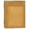 vidaXL Speilskap 30x10x40 cm heltre teak