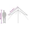 vidaXL Campingpresenning brun 506x306 cm vanntett