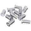 vidaXL Skrue 12 stk. S&oslash;lv M6 x 12 mm Jern