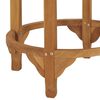 vidaXL Barbord Ø 60 cm heltre teak