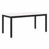 vidaXL Kaffebord Hvit 100 x 50 x 45 cm Massiv furu