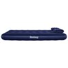 Bestway Oppbl&aring;sbar flokket luftseng pute luftpumpe 203x152x22cm 67374