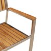 vidaXL HageSpisestueSett 3 pcs Brun Solid teak