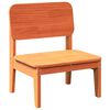 vidaXL Hagestol voksbrun 60x52,5x72 cm heltre furu