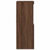 vidaXL Skjenk brun eik 81x37x100 cm konstruert tre