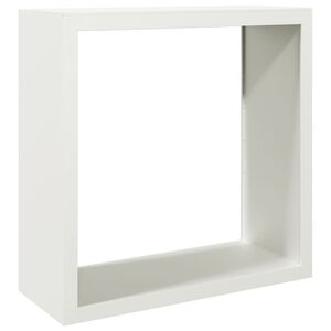 vidaXL Vedstativ hvit 100x40x100 cm st&aring;l