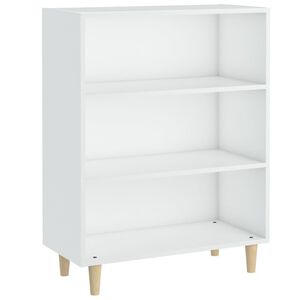 vidaXL Skjenk hvit 69,5x32,5x90 cm konstruert tre