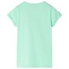 T-skjorte for barn gr&oslash;nn 140
