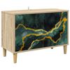 vidaXL TV-skap WIJHE 69 x 33 x 50 cm Sonoma Konstruert tre