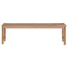 vidaXL Hagebenk 150 cm heltre teak